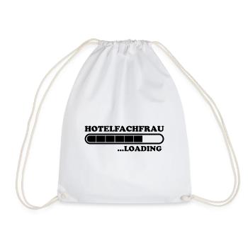Hotelfachfrau Spruch Lustig Hotelfachfrau Geschenk - Turnbeutel - Weiß - Vorne