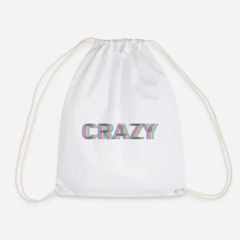 CRAZY - Turnbeutel - Weiß