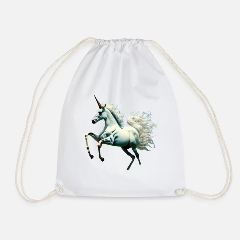 Einhorn - Turnbeutel - Weiß