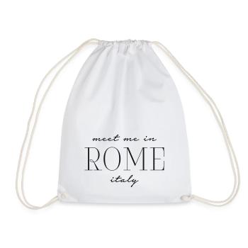 Rencontrez-moi à Rome italie - Rom Italien - Sac de sport léger - blanc - Devant