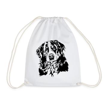 BERNER SENNENHUND Portrait de chien des chiens de Wilsign - Sac de sport léger - blanc - Devant