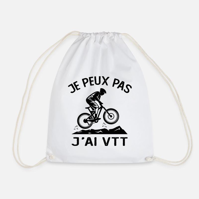 Je Peux Pas J'ai VTT - Sac de sport léger - blanc