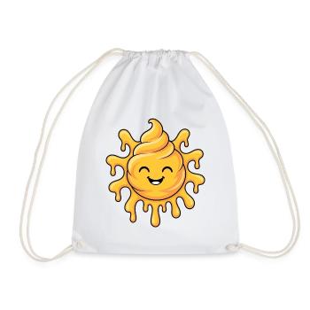 Soft-Serve Sun – Melting Sunshine - Turnbeutel - Weiß - Vorne