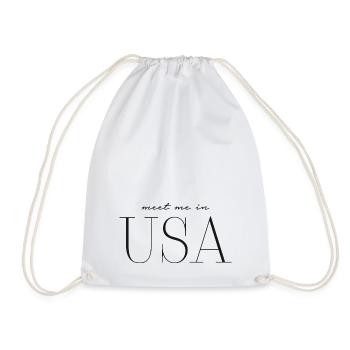 rencontrez-moi aux États-Unis - Sac de sport léger - blanc - Devant