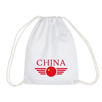China - Turnbeutel - Weiß - Vorne