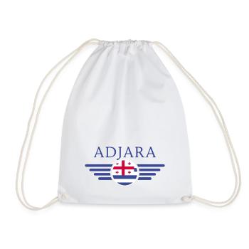 J’aime l’Adjara, T-shirt design de style élégance - Sac de sport léger - blanc - Devant