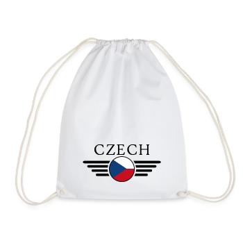 République tchèque Charm T-shirt - Sac de sport léger - blanc - Devant