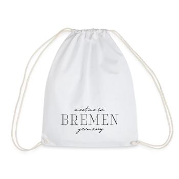 Brême, Allemagne T-Shirt Design de Style Élégance - Sac de sport léger - blanc - Devant