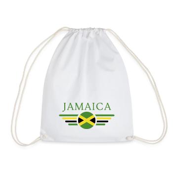 J’aime la Jamaïque, Style Design T-Shirt - Sac de sport léger - blanc - Devant