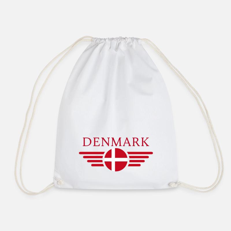 Ich liebe Dänemark - Turnbeutel - Weiß