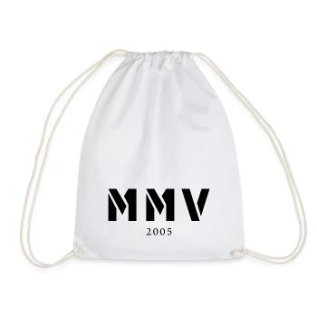 Römische Zahl Geburtsjahr Made in 2005 - Turnbeutel - Weiß - Vorne