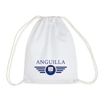 Ich liebe Anguilla, Eleganz Stil Design T-Shirt - Turnbeutel - Weiß - Vorne