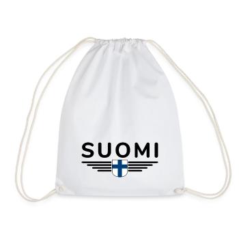 Conception de t-shirts en Finlande – Nordic Style & Nature - Sac de sport léger - blanc - Devant
