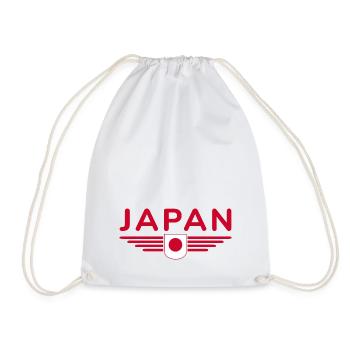 Ich liebe Japan, Stil Design T-Shirt - Turnbeutel - Weiß - Vorne