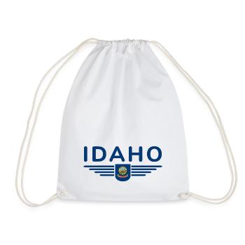 Idaho Fan T-Shirt – Nature & Adventure - Sac de sport léger - blanc - Devant
