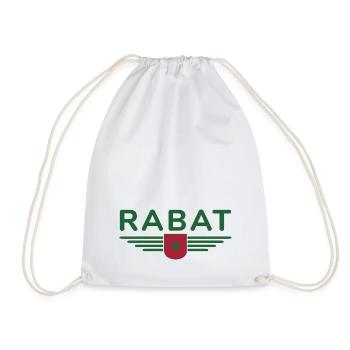 Maillot Maroc Rabat Fan Outfit Design - Sac de sport léger - blanc - Devant