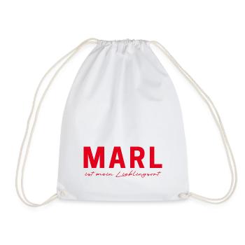 Marl Fan T-Shirt – Perfekt für echte Fans! - Turnbeutel - Weiß - Vorne