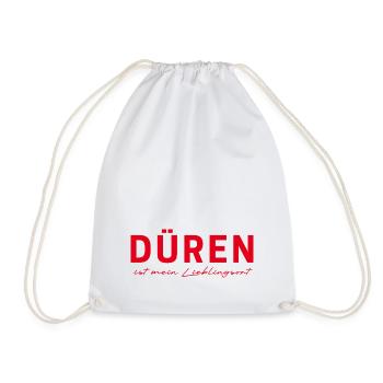 Düren Fan T-Shirt – Perfekt für jeden Düren-Fan! - Turnbeutel - Weiß - Vorne