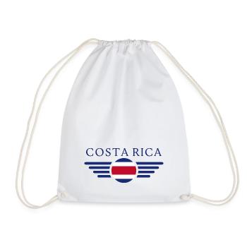 I love Costa Rica - Drawstring Bag - white - Front