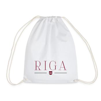 Riga, Lettonie Style Design T-Shirt - Sac de sport léger - blanc - Devant