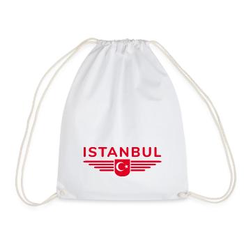 Turkey Ankara Türkiye Istanbul T Shirt Design - Drawstring Bag - white - Front