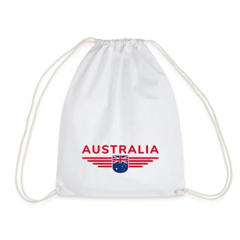 Canberra Australien T-Shirt für Fans und Liebhaber - Turnbeutel - Weiß - Vorne