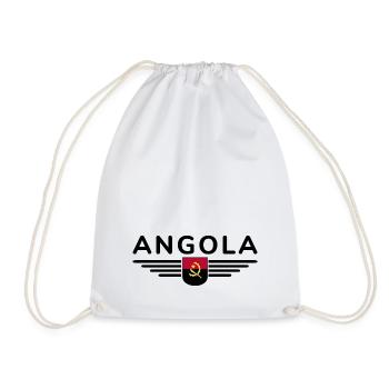 Angola Design – Fierté d’Afrique - Sac de sport léger - blanc - Devant