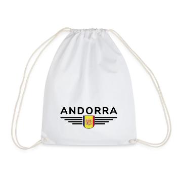 Andorra Fans T-Shirt Design - Turnbeutel - Weiß - Vorne