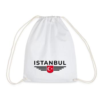 Turkey Ankara Türkiye Istanbul T Shirt Design - Drawstring Bag - white - Front