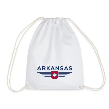 T-shirt de fan de l’Arkansas – Nature et culture - Sac de sport léger - blanc - Devant