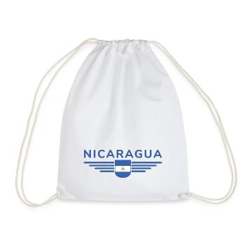 Nicaragua T-Shirt Design - Turnbeutel - Weiß - Vorne