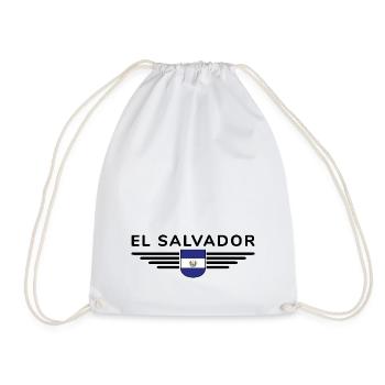 El Salvador T-Shirt Design - Sac de sport léger - blanc - Devant