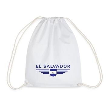 El Salvador T-Shirt Design - Sac de sport léger - blanc - Devant