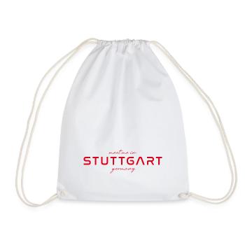 Stuttgart T-Shirt – Heimat & Skyline Style - Turnbeutel - Weiß - Vorne