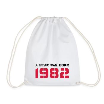 Année de naissance Anniversaire Born In - Made in 1982 - Sac de sport léger - blanc - Devant