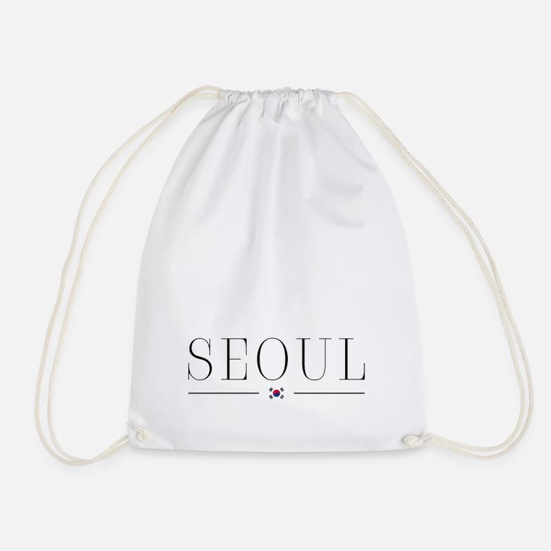 Ich liebe Seoul - Turnbeutel - Weiß