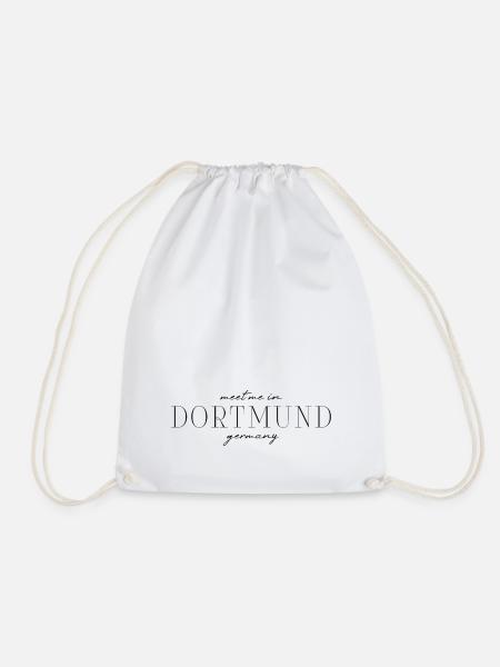 Dortmund Deutschland Eleganz Stil Design T-Shirt - Turnbeutel - Weiß