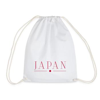 I love Japan - Drawstring Bag - white - Front