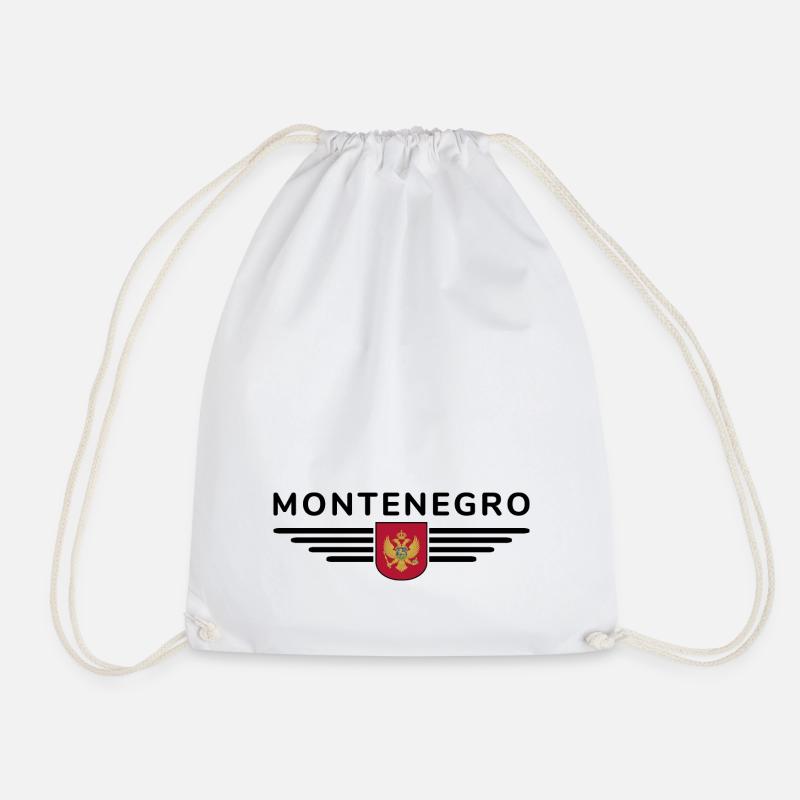Montenegro Design – Balkan erleben - Turnbeutel - Weiß
