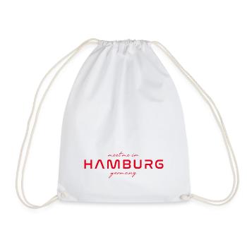 T-shirt Hambourg – Hafenstadt-Style - Sac de sport léger - blanc - Devant