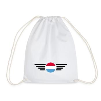 T-shirt de style luxembourgeois - Sac de sport léger - blanc - Devant