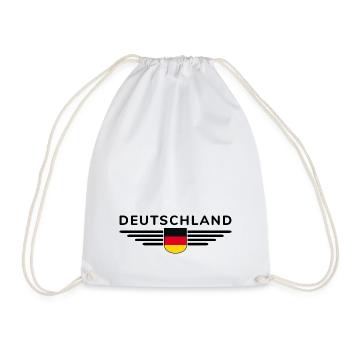 Allemagne T-Shirt Design Fierté et amour de la maison - Sac de sport léger - blanc - Devant