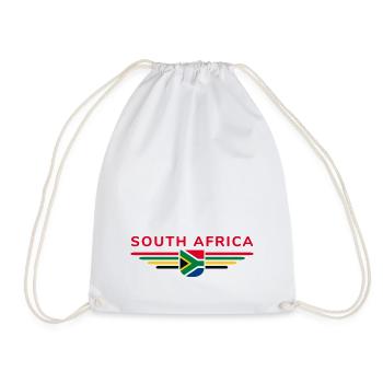 J’aime l’Afrique du Sud tenue T-Shirt Design Cadeau - Sac de sport léger - blanc - Devant