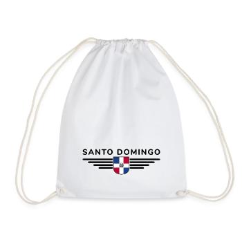 Conception de t-shirt Santo Domingo - Sac de sport léger - blanc - Devant