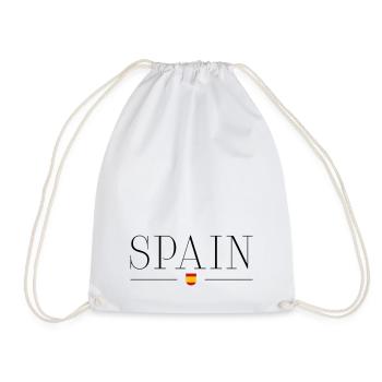 Spain - Drawstring Bag - white - Front