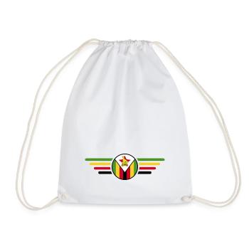 Ich liebe Simbabwe, Eleganz Stil Design T-Shirt - Turnbeutel - Weiß - Vorne