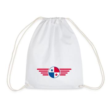 I Love Panama, Elegance Style Design T-Shirt - Drawstring Bag - white - Front