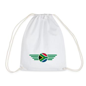 J’aime l’Afrique du Sud, T-Shirt Design Style Élégance - Sac de sport léger - blanc - Devant