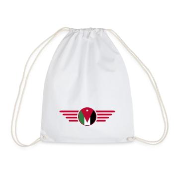 J’aime Jordan, T-shirt Style Design - Sac de sport léger - blanc - Devant