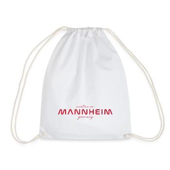 Mannheim T-Shirt – Perfekt für Fans & Liebhaber - Turnbeutel - Weiß - Vorne